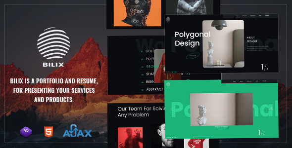 Bilix - Portfolio & Resume HTML Template