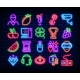 Neon Game Icons - GraphicRiver Item for Sale