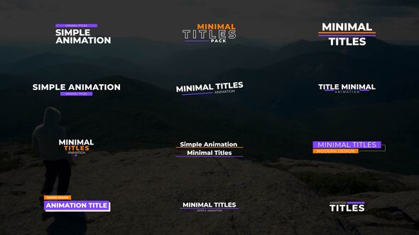 Minimal Titles | Premiere Pro