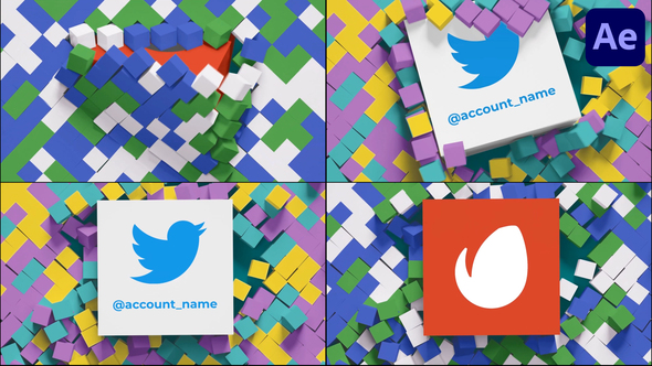 Cube Logo Reveal for After Effects alt