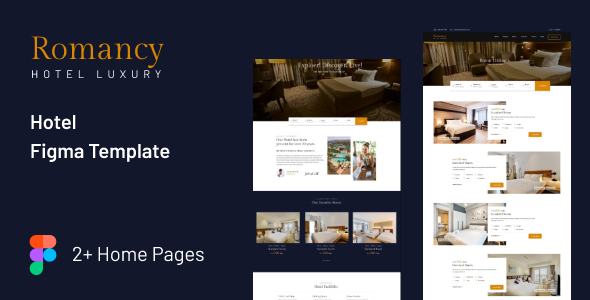 Romancy - Hotel Booking Figma Template