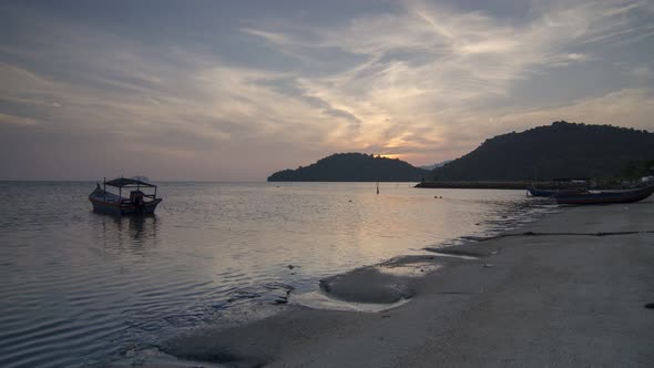 Sunset at Permatang Damar Laut.