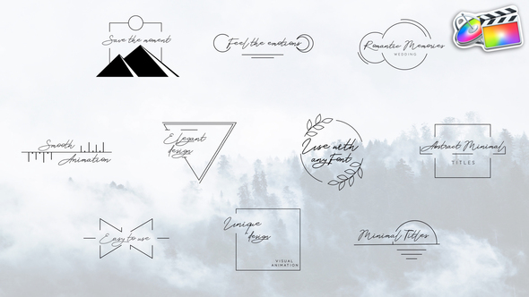 Minimal Titles for FCPX alt