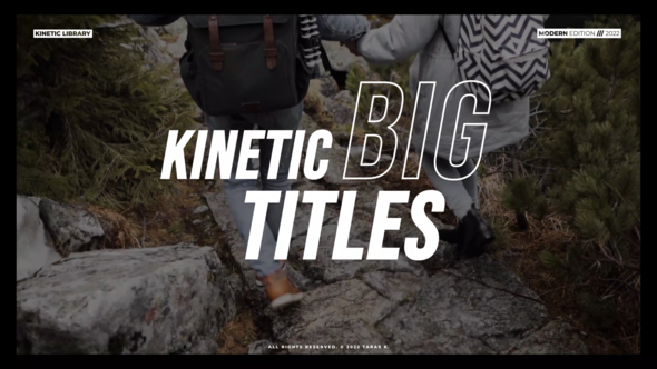 Kinetic Titles | FCPX alt