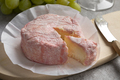 Le rose, soft French cheese with cow’s milk and refined with rosé champagne - PhotoDune Item for Sale