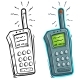 Cartoon Modern Portable Handheld Radio Device - GraphicRiver Item for Sale