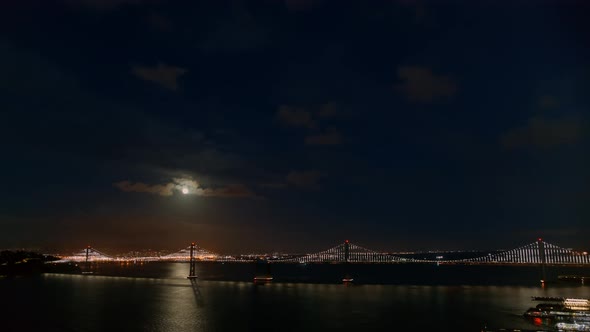 Moon Over The Bridge