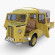 Generic 40s Van Pick Up with interior v1 - 3DOcean Item for Sale