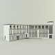 white hotel building model - 3DOcean Item for Sale
