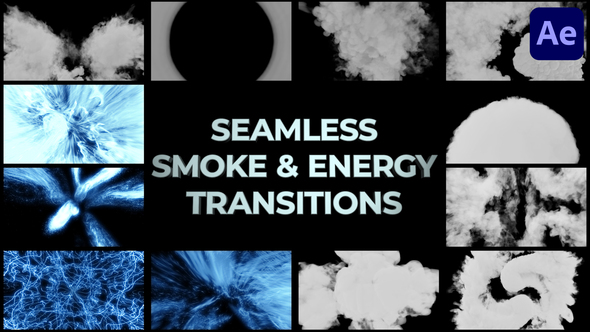 Seamless Smoke And Energy Transitions for After Effects alt