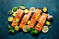 Salmon. Fresh raw salmon fish fillet - PhotoDune Item for Sale