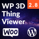 WP 3D Thingviewer - CodeCanyon Item for Sale