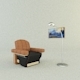 Design sofa lamp 3d model - 3DOcean Item for Sale