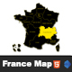 Interactive France Clickable Map - CodeCanyon Item for Sale