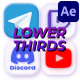 Social Media Lower Thirds - VideoHive Item for Sale
