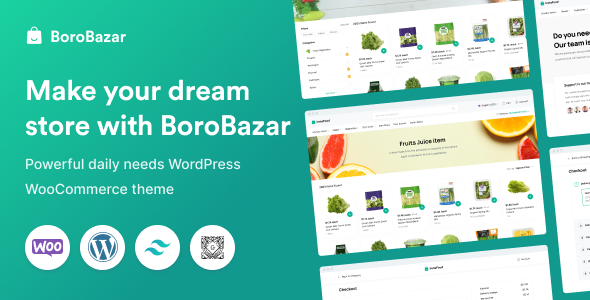 BoroBazar – Grocery Store WooCommerce WordPress theme