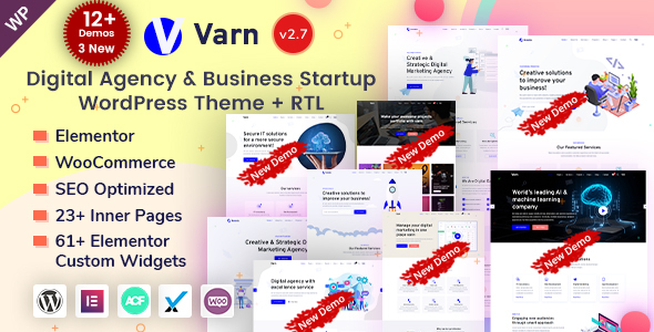 “Boost Your Online Presence with Varn – The Ultimate IT & SEO Marketing Agency Portfolio WordPress Theme!”