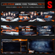 Army Esports Live Stream Gaming Video Thumbnail / Banner Overlay Photoshop Templates - GraphicRiver Item for Sale