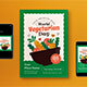 Green Flat Design World Vegetarian Day Flyer Set - GraphicRiver Item for Sale
