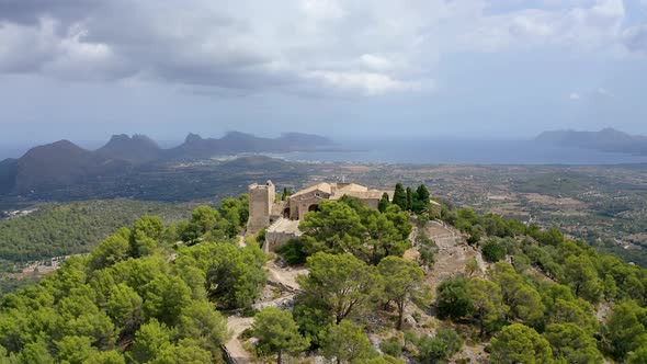 Santuari de la Mare de Deu del Puig, Pollenca, Mallorca, Spain