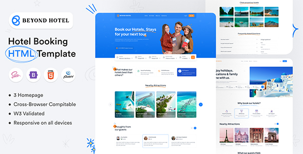 Beyond - Hotel Booking Html Template