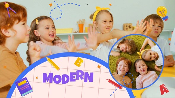 Creative Kids School Promo MOGRT