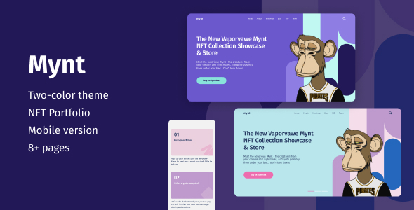 Mynt: NFT Landing Website