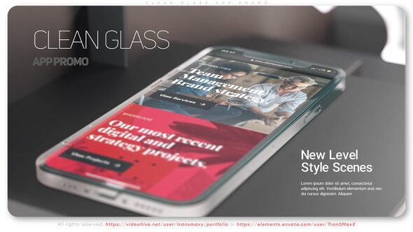 Clean Glass App Promo alt