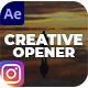 Creative Opener Instagram Story - VideoHive Item for Sale