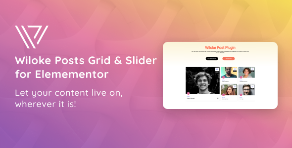 Wiloke Posts Grid & Slider for Elementor