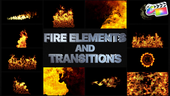 VFX Fire Elements And Transitions for FCPX alt
