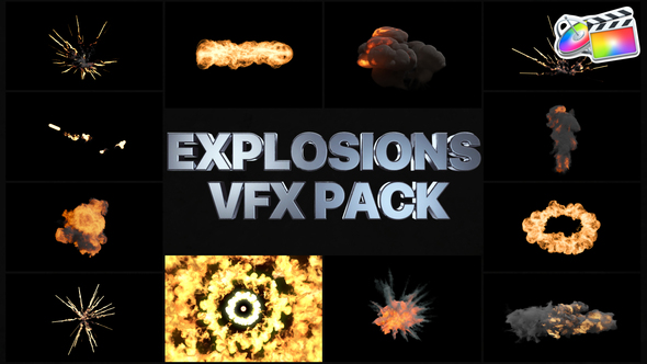 VFX Explosions Pack for FCPX alt