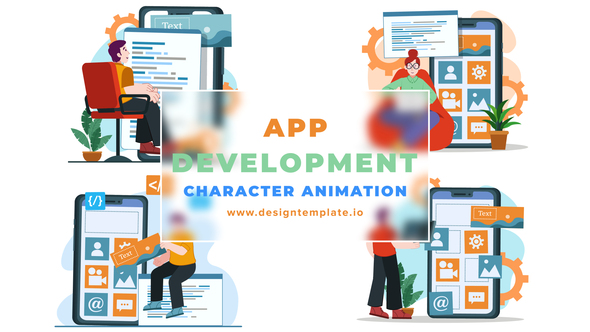 Mobile Application Development Animation Scene