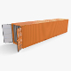 40ft Shipping Container High Cube - 3DOcean Item for Sale