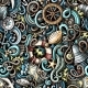 Cartoon Doodles Nautical Seamless Pattern - GraphicRiver Item for Sale