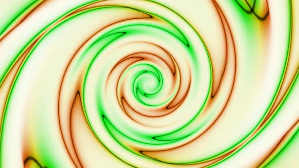 Brown Green Glowing Twirl Background Animation White Background