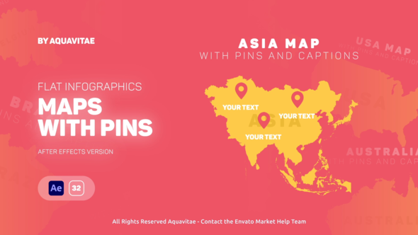 Flat Infographics Maps