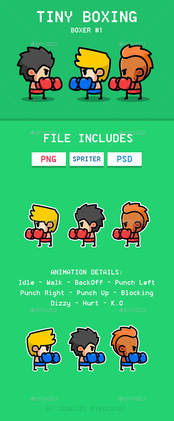 Boxing 1 Game Sprites