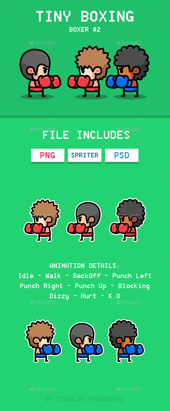 Boxing 2 Game Sprites