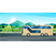 Traveling by Tour Bus. - GraphicRiver Item for Sale