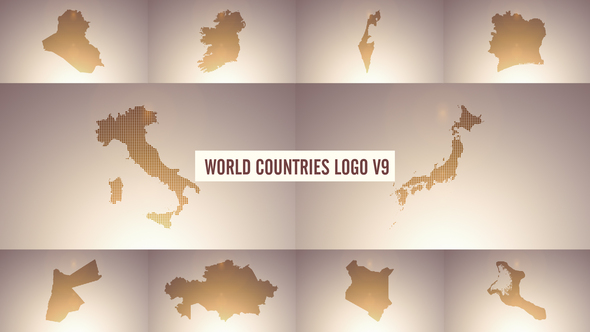 World Countries Logo & Titles V9