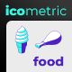 Icometric - Food Icons - GraphicRiver Item for Sale
