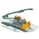 Crawler bulldozer. Shore protection - 3DOcean Item for Sale