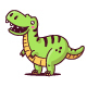 Kawaii T-Rex - GraphicRiver Item for Sale