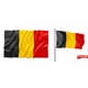 Vector Realistic Belgian Flags - GraphicRiver Item for Sale