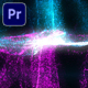 Flowing Particles Collision Logo_Premiere Mogrt - VideoHive Item for Sale