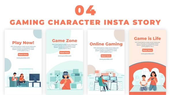 Online Gaming Zone Instagram Story