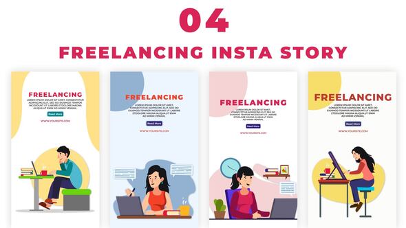 Freelancing Instagram Story