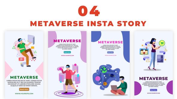3D Metaverse Instagram Story
