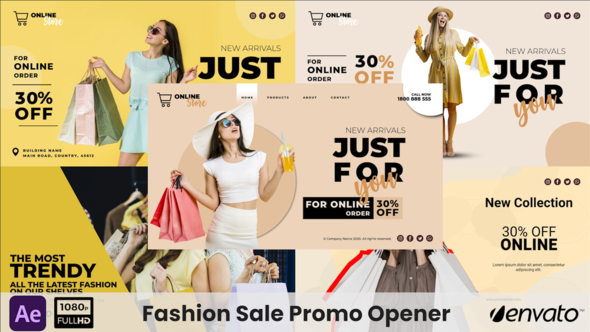 Fashion sale Promo Opener